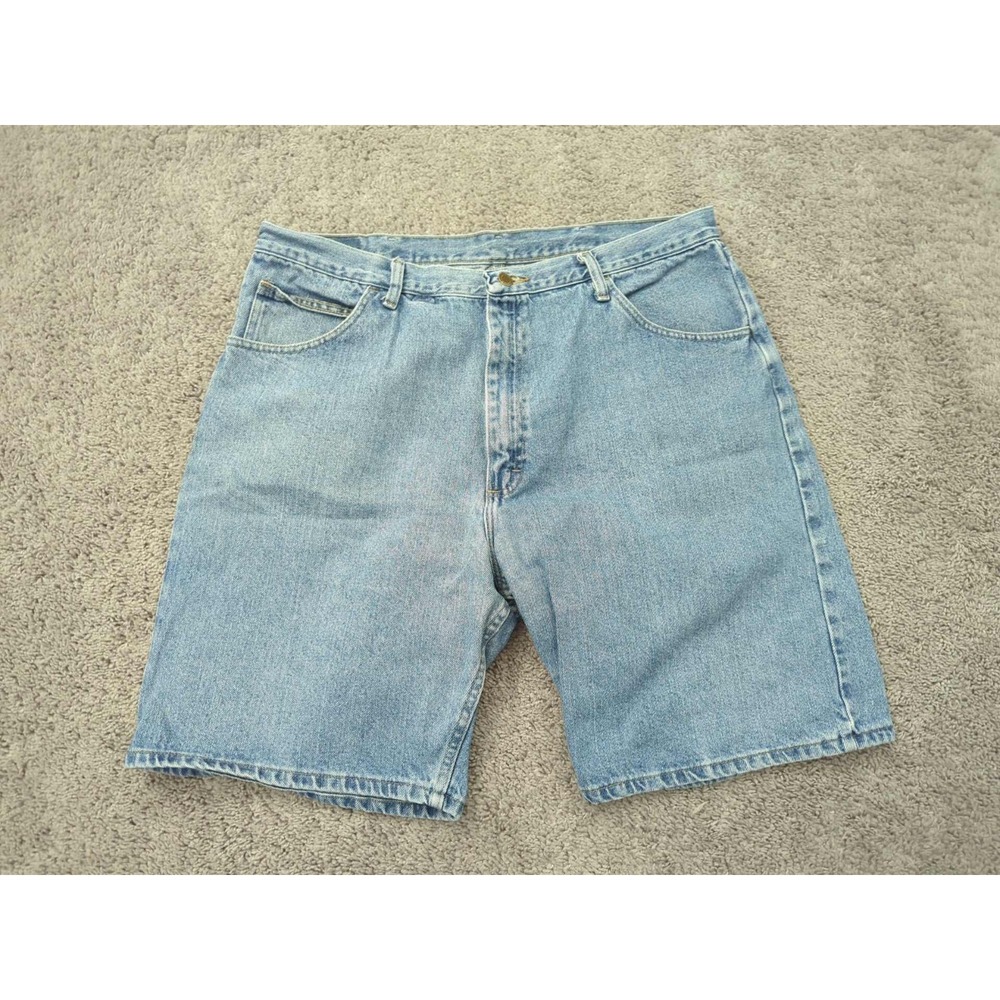 Wrangler Jeans‎ Shorts Mens 40 Blue Denim Straight Leg Relaxed Fit Casual